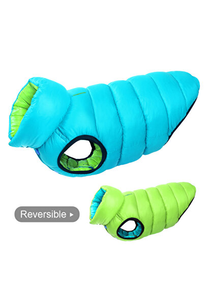 Choice M45(3XL) green Warm Winter Dog Clothes Vest Reversible Dogs Jacket Coa...