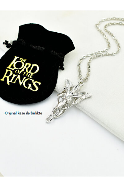 Brezza Lusso Jewelry Gümüş Kaplama Akşam Yıldızı Evenstar- Arwen Kolye - M248
