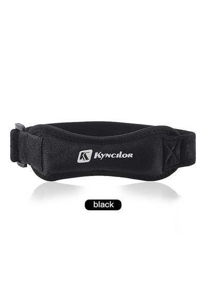 Choice AB013-BK قطعة واحدة من دعامة الركبة ووتر الرضفة وحزام دعم الركبة قابل ...