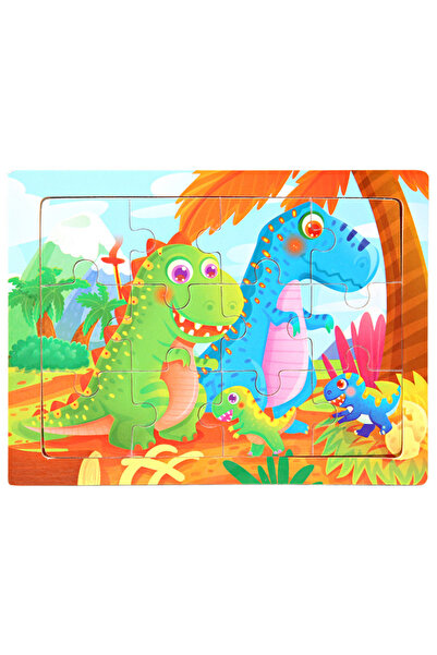 Choice crocodile 12piece Wooden Jigsaw Puzzle Cartoon Animal Parent-child The...