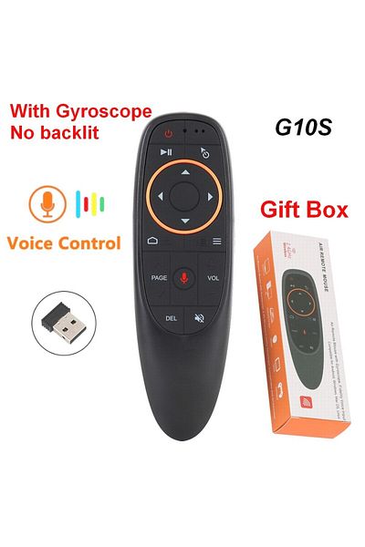 Choice G10s مع جهاز التحكم عن بعد الصوتي G10s مع الجيروسكوب اللاسلكي 2.4 جيجاهرتز والتعلم بالأشعة تحت الحمراء لجهاز H96 Max X