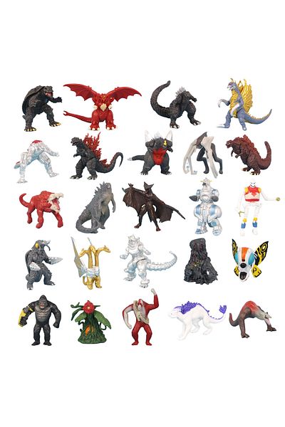 Choice No Box 01 24pcs/set Godzilla Vs King Kong Figure Model Toys 17cm