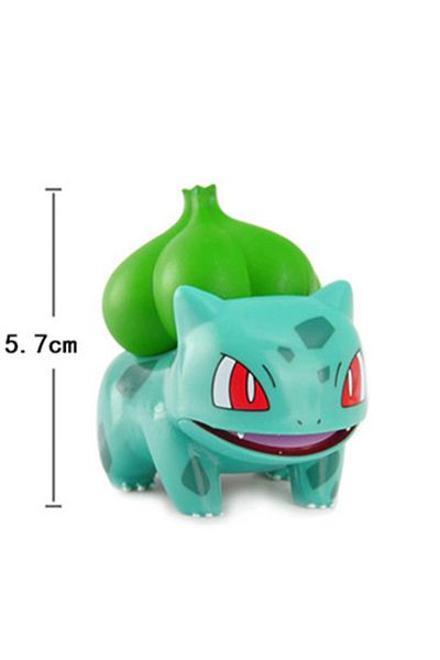 Choice Bulbasaur 5-8cm Pokemon Anime Figure Pikachu Charmander Squirtle Bulbasaur Psyduck Cute Doll Pet Act