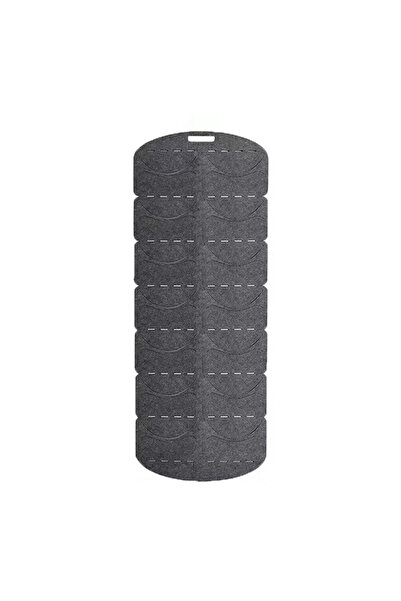 Choice قطعة واحدة من حامل قبعات البيسبول الرمادي مزدوج الصفين، منظم قبعات يُع...