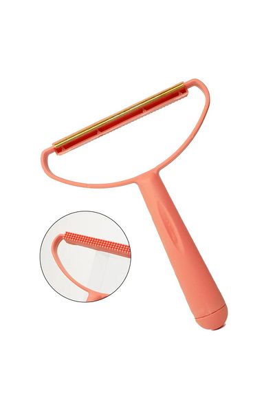 Choice Orange Portable Clothes Lint Roller Remover Lint Fabric Shaver， Removes Pet Hair Lint Particles From