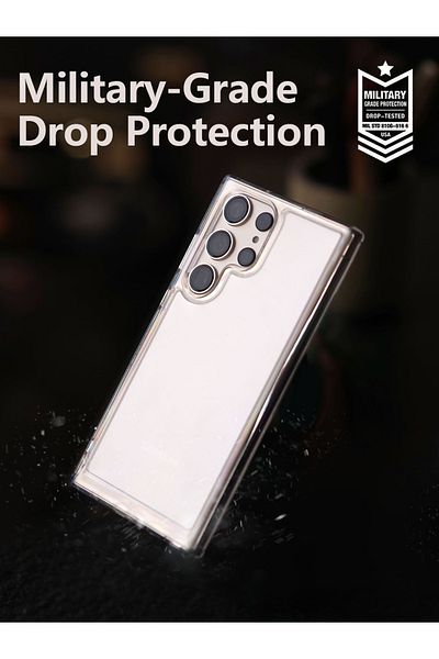 JMUYTOP غلاف هاتف شفاف فاخر بالكامل لهاتف S22 Ultra لهاتف Samsung Galaxy 25 S24 S23 22 21 Ul