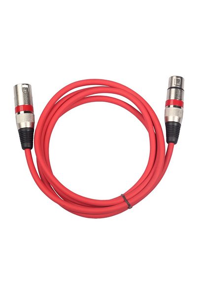 Choice كابل XLR بطول 1 متر، كابل ميكروفون XLR متوازن بثلاثة دبابيس من ذكر إلى أنثى، كابل ميكروفون ومكبر صوت مع خاصية إلغاء الضوضاء f