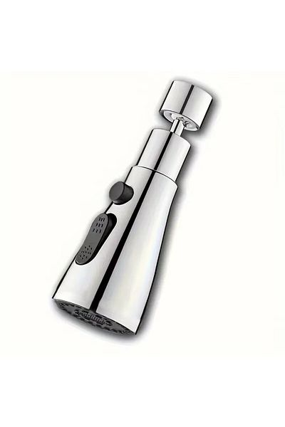 Choice White 3 In 1 Kitchen Faucet Extender Universal 360° Rotate Pull Out Kitchen Tap Multi-mode Strong Fl