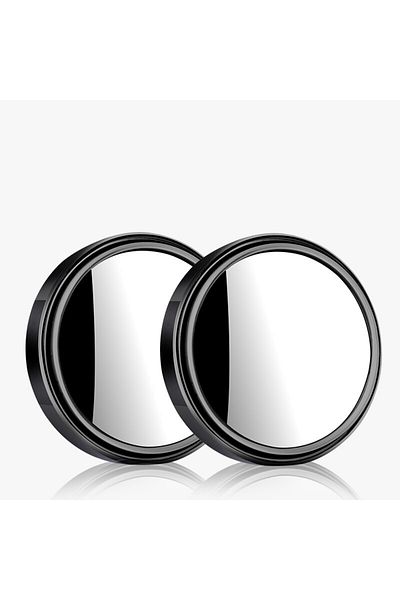 Choice Black Car Rearview Mirror Small Circular Mirror High-definition Auxiliary Wide-angle Mirror Convex S