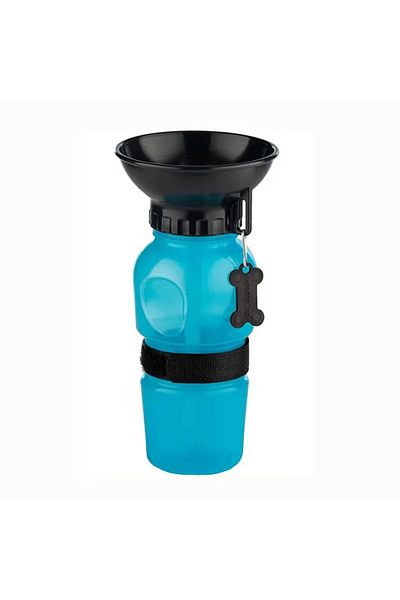 Choice blue 1pc Portable Dog Water Bottle Food and Water Container Storage for Dogs Travel Drinking Bowls F