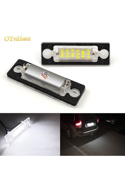 Choice 6000K أبيض 2 قطعة لضوء لوحة أرقام LED لسيارة فولكس فاجن توران جولف بلس...