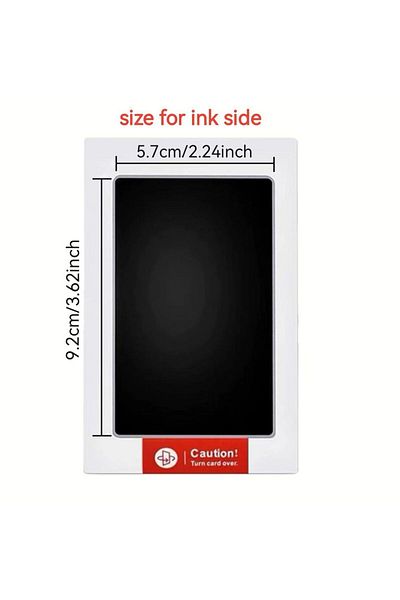 Choice Black 1 Set Baby Handprint Footprints Ink Pads Safe Non-toxic No-touch Skin Inkless Inkpad Kits Pet