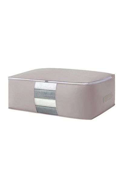 Choice 70x50x26cm Grey Foldable Storage Bags For Clothes And Comforters - Extra Large Capacity For Moving A