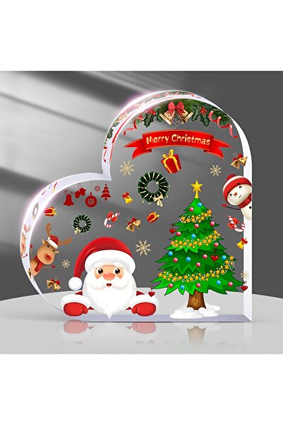 Choice قطعة واحدة من زينة عيد الميلاد، طاولة طعام لطيفة على شكل قلب، مناسبة ل...