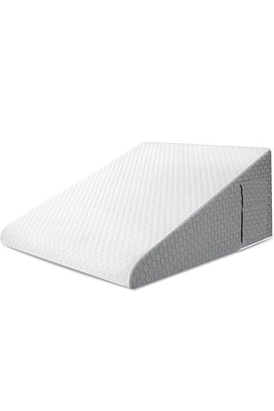 Choice 50x50x26 White Wedge Pillow For Sleeping Acid Reflux After Surgery Triangle Elevated Pillow For Beds