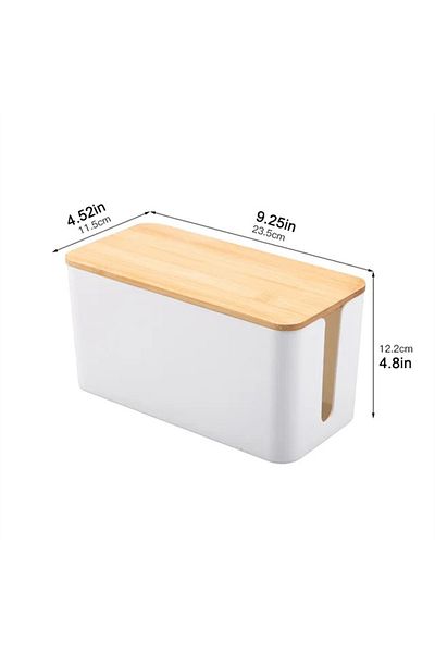 Choice Wire Storage Box Power Plug Board Wire Boxes Socket Data Cable Junction Box Plastic Storage Box w...
