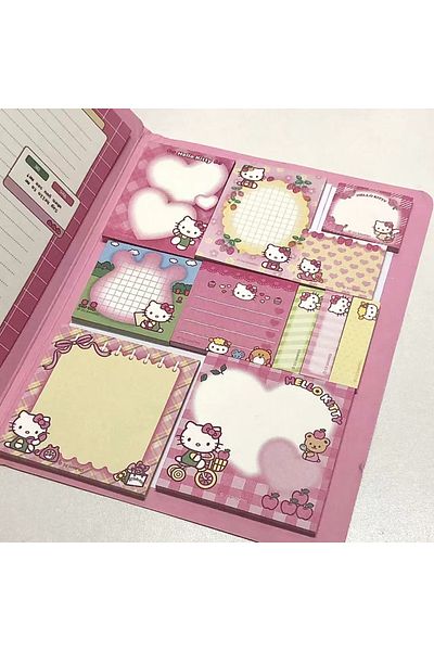 Choice 1pc Kitty Kawaii Sanrio Hello Kitty Convenience Book Mymelody Kuromi Cinnamoroll Note Book Cute Past