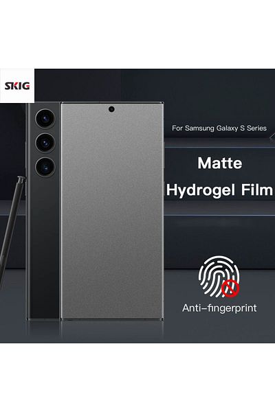 SKIG Matte Hydrogel Film For Samsung Galaxy S24 S23 S22 S21 S20 Ultra Plus FE No Fingerprint for S24 S...