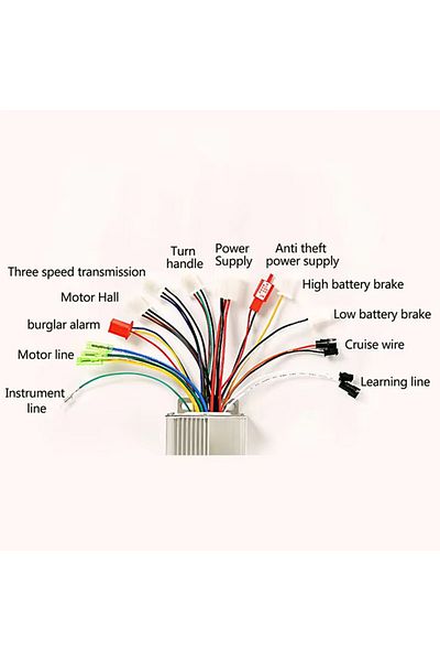 Choice 36/48V Electric Bike 350W Brushless DC Motor Controller For Electric Bicycle Accessories