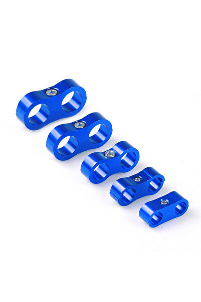 Choice AN4 AN6 AN8 AN10 AN12 Braided Rubber Hose Line Clamp Aluminum Anodized Line Separator Separator D...