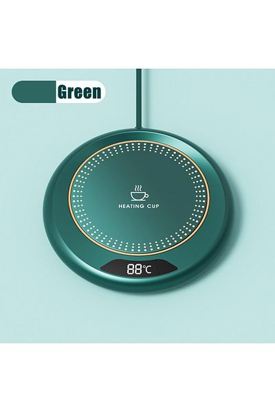 Choice قطعة واحدة من حاملات التدفئة الحرارية الخضراء مع منفذ USB لتدفئة المنزل وضبط 3 سرعات للتدفئة 55 درجة