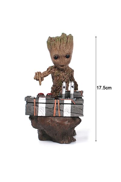 Choice With Box Groot A Marvel Guardians Of The Galaxy Groot Statue Model Avengers Cute Baby Tree Man Pvc A