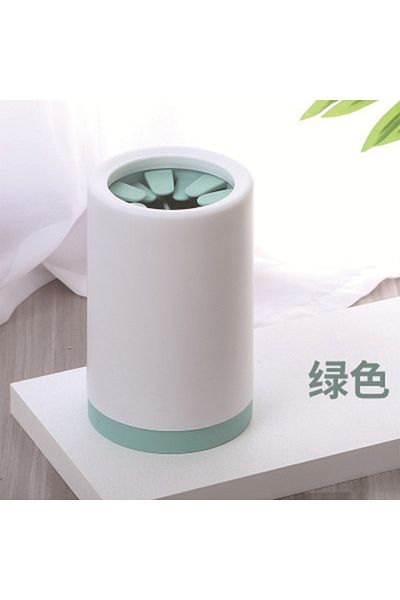 Choice L Green 1pcs Pet Foot Washer Cup Silicone Soft Foot Cup Cat Foot Cleaning Bucket Dog Paw Cleaner Cup