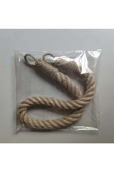 Choice 1pc Hemp Rope Tissue Holder Hole Free Wall Hanging Cotton String Hemp Rope Tissue Holder Solid Wo...