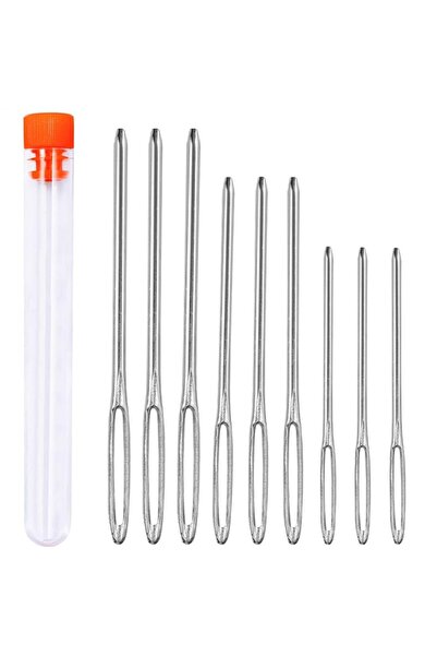 Choice مجموعة إبر الخياطة من النوع 1، 9/23/32 قطعة، مجموعة إبر خياطة جلدية ذات عيون كبيرة للخياطة اليدوية