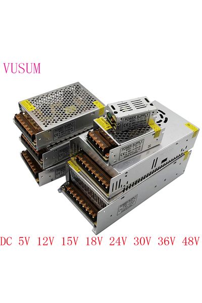 Choice محول تحويل الطاقة للضوء AC110V 220V إلى DC 5V 12V 15V 24V 36V 48V مزود الطاقة So...