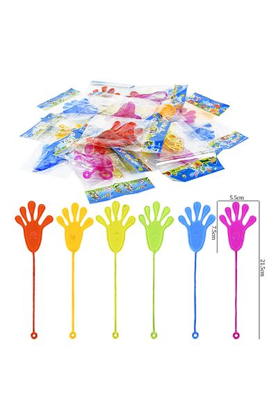 Choice 10pcs Sticky Palm 10-50 Pcs Kids Funny Sticky Hands Toy Palm Elastic Sticky Squishy Slap Palm Toy Ki