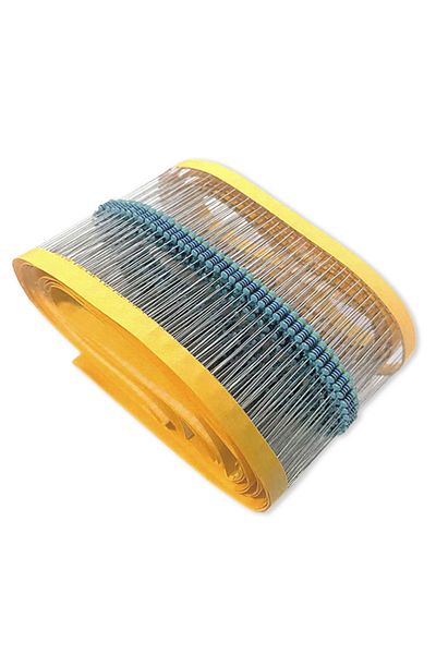 Choice 100PCS Metal Film Resistor 1/4W 1% 100R 220R 1K 1.5K 2.2K 4.7K 10K 22K 47K 100K 100 220 1K5 2K2 4...