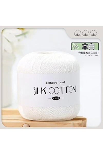 Choice 23 50 جرام/قطعة من خيوط الحرير والدانتيل والقطن والحليب والكروشيه للأط...