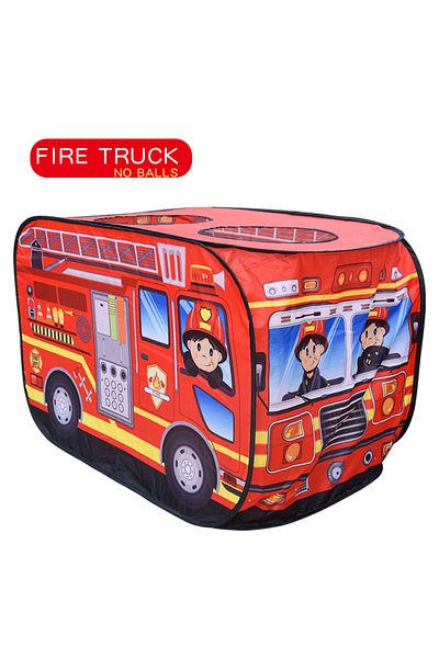 Choice Fire Truck Tent Children's Car Tent House Fire Truck Indoor And Outdoor Game House With Sunroof T