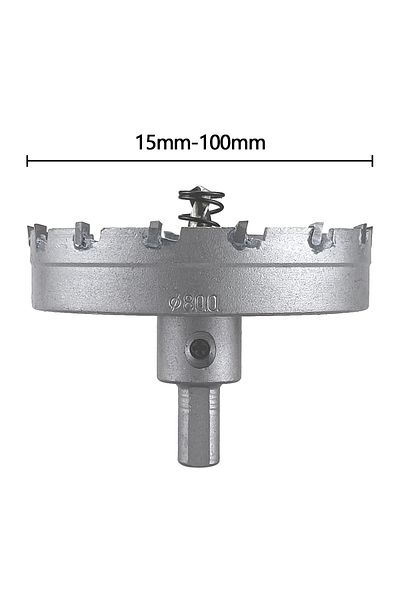 SHENSEN 1Pc 15-100mm TCT Hole Saw Carbide Tip Core Drill Bit Cutter Drilling crown for metal Stainless St...