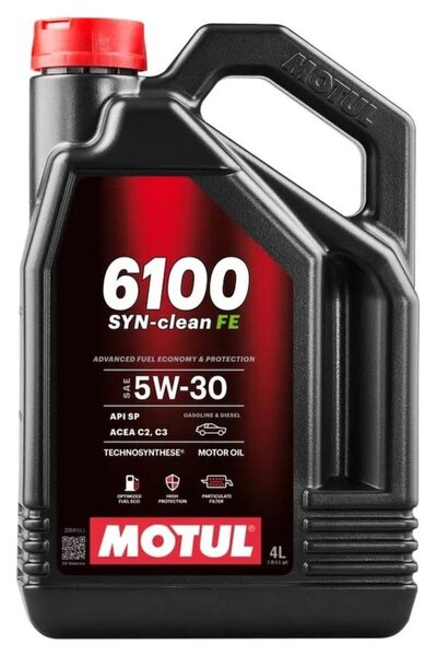 Motul 6100 Syn-clean Fe 5w-30 Dpf Partiküllü Acea C2-c3 Motor Yağı 4 L