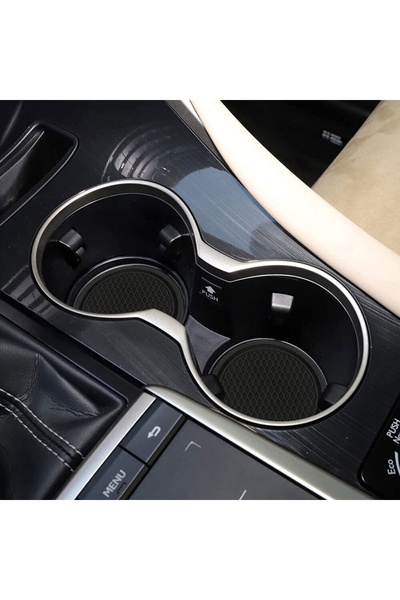 Choice 2pcs Car Cup Holder Anti-Slip Coasters Premium PVC Car Coasters Universal Fits Perfectly For Most...