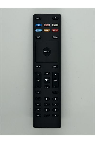 Choice Black Universal Xrt136 Remote Control Suitale For Vizio Smart Tv D24f-f1 D43f-f1 D50f-f1 E43-e2 E60-