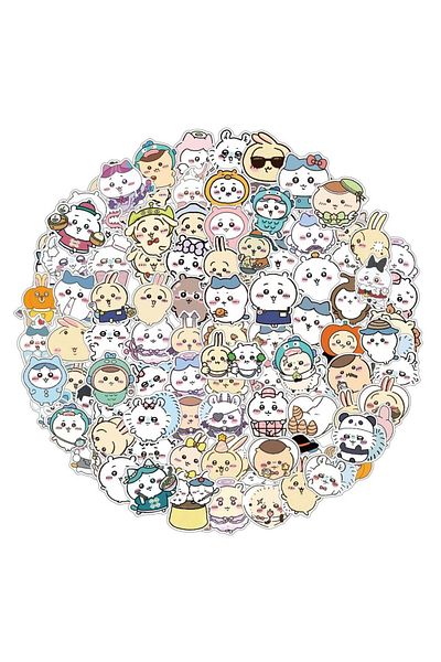 Choice 100pcs 100pcs Kawaii Jiikawa Cartoon Stickers Decorative Desk Laptop Scrapbook Luggage Stationery Cu