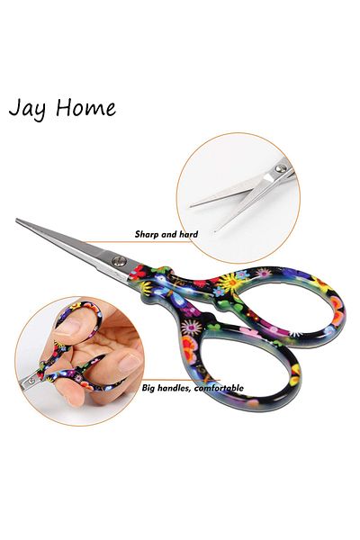 Choice 1PC Sharp Embroidery Scissors Sewing scissors with Leather Scissors Cover for Needlework Craft Se...