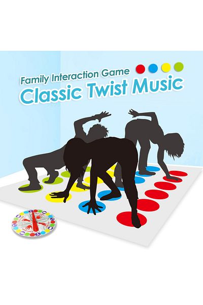 Choice Twist Game 1 Set Twist Game Funny Kid Family Body Twist Move Mat Board Game Party Fun Board Games Pa