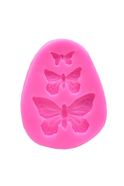 Choice أدوات تزيين الكيك بالفوندان GJ-574Sale باللون الوردي، 3 قوالب كيك على ...