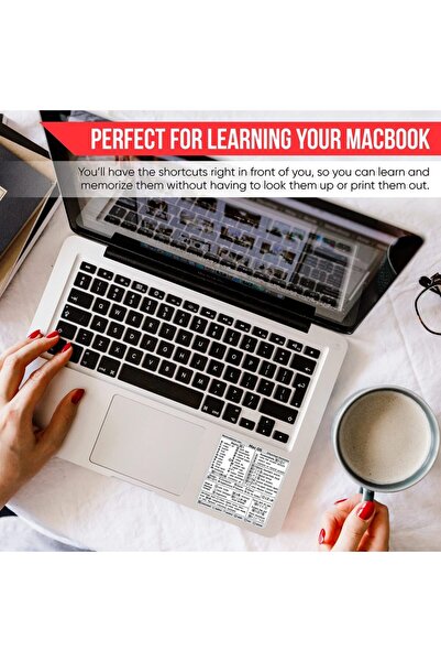Choice ملصق اختصارات لنظام Apple Mac OS، ملصق مفتاح اختصار جديد لعام 2023 لجهاز MacBook Pro مقاس 13-16 بوصة...