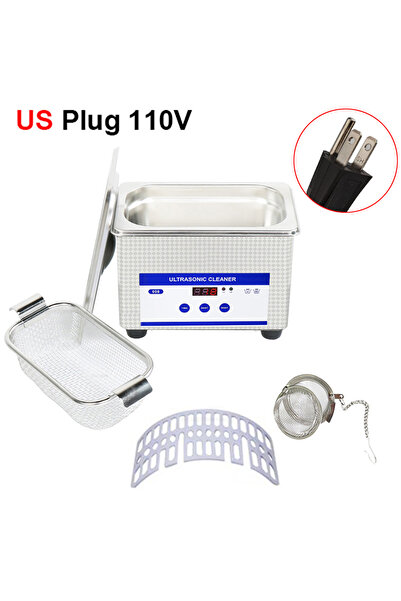 Choice1 US Plug 110V Ultrasonic Cleaner Ultrasound Jewelry Glasses Cleaning M...