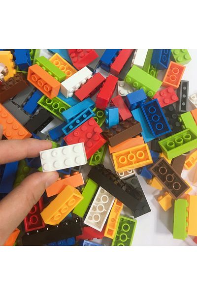 Choice No Box 300 Pcs 300/1000 Diy Creative Building Blocks Bulk Set Urban Classic Building Blocks Assemble
