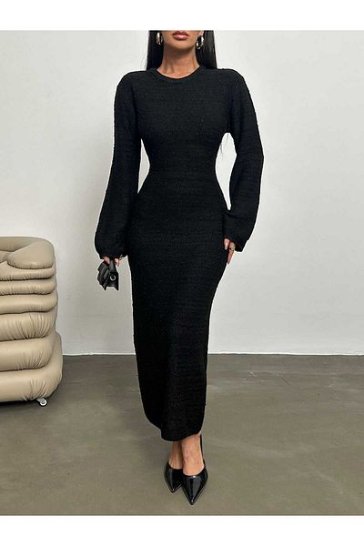 kenza'a Rochie de tricotaj cu model spaniol pentru femei