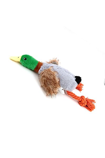 Choice Rope Dog Chew Toys Cute Plush Duck Sound Toy Stuffed Squeaky Animal Squeak Dog Toy Cleaning Tooth Do