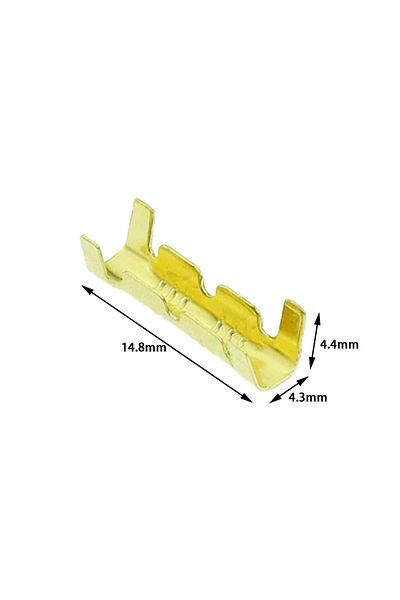 Choice 453 (0.5-1.5 MM2) 100pcs 453 U-shaped Terminal Wire Quick Connector Terminal Small Tooth Fascia Term