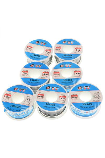 Choice 50/100g CF-10 Solder Wire Tin 0.5/0.6/0.8/1.0/1.2/1.5/2.0mm Roll Clean Rosin Welding Core Solderi...
