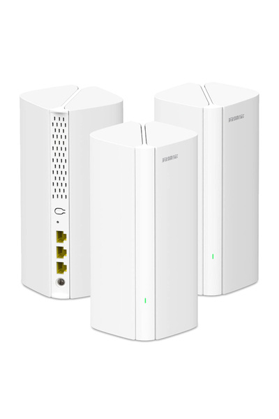 Choice5 قابس أمريكي 3 قطع 7000 قدم مربع نظام Tenda AX3000 WiFi6 Mesh Router EM/MX12 لاسلكي Wi-Fi6 Mesh WiFi Rou